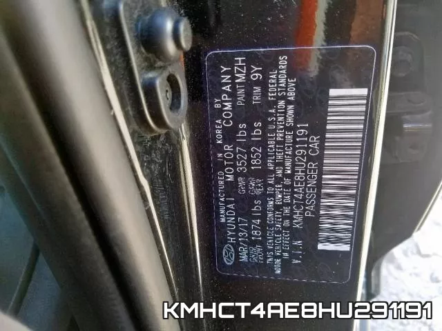 KMHCT4AE8HU291191 фото 2