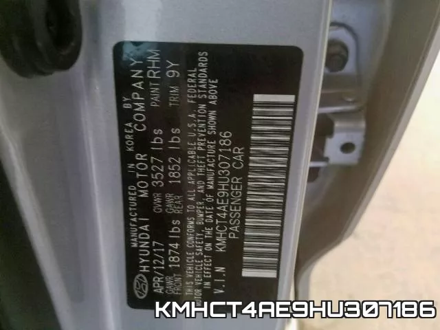 KMHCT4AE9HU307186 фото 2