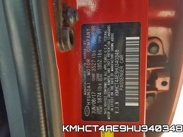 KMHCT4AE9HU340348 фото 2