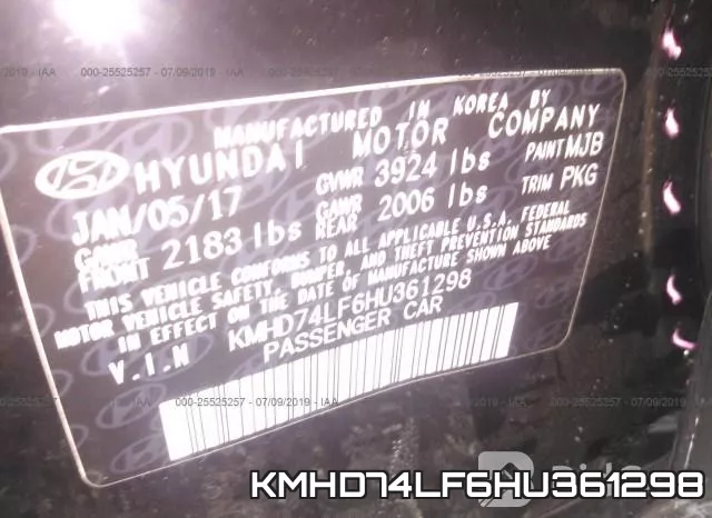 KMHD74LF6HU361298 фото 10