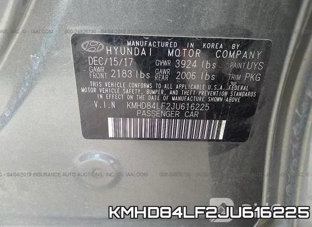 KMHD84LF2JU616225 фото 8