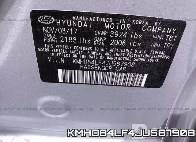 KMHD84LF4JU587908 фото 10