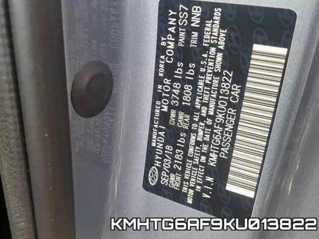 KMHTG6AF9KU013822 фото 2