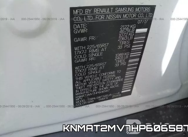 KNMAT2MV7HP606587 фото 9
