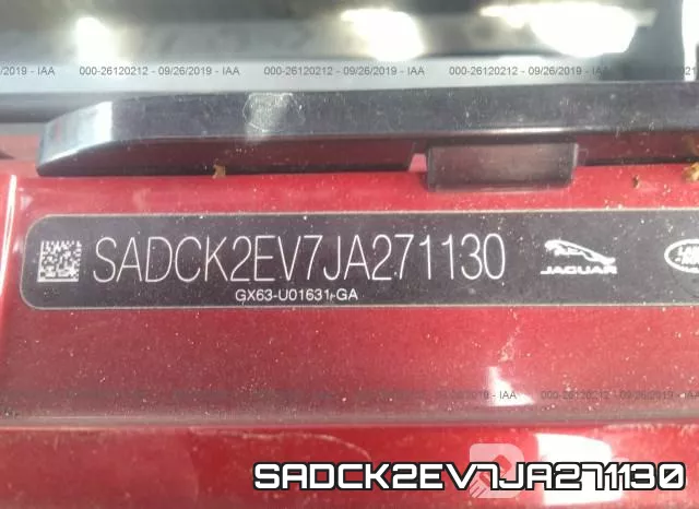 SADCK2EV7JA271130 фото 10