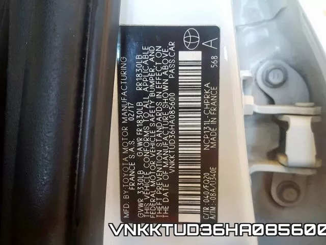 VNKKTUD36HA085600 фото 2