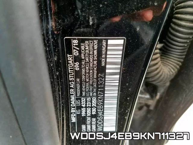 WDDSJ4EB9KN711327 фото 2