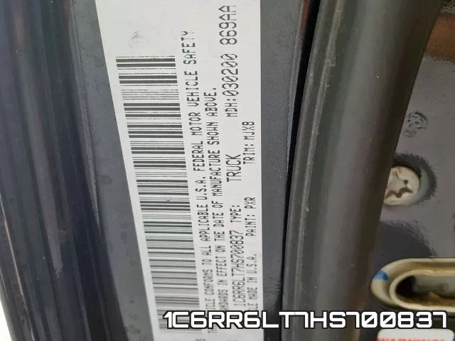 1C6RR6LT7HS700837 фото 2