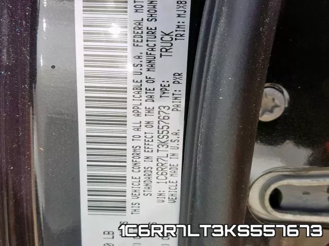 1C6RR7LT3KS557673 фото 2