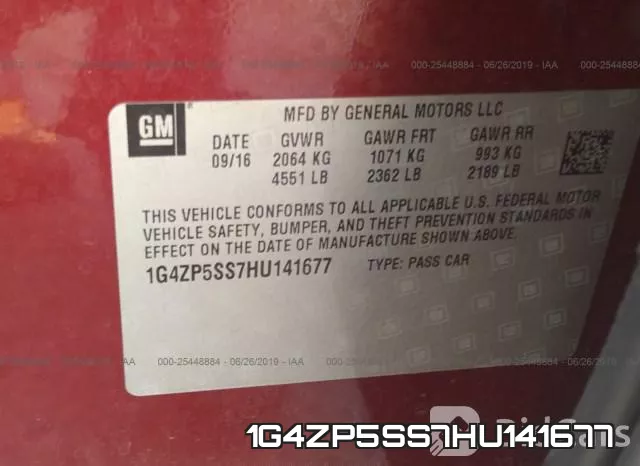 1G4ZP5SS7HU141677 фото 10