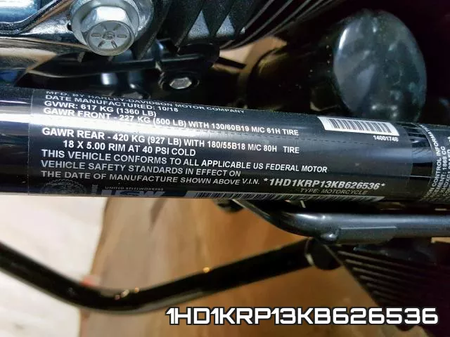 1HD1KRP13KB626536 фото 2