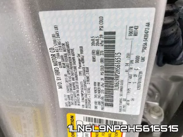 1LN6L9NP2H5616515 фото 2