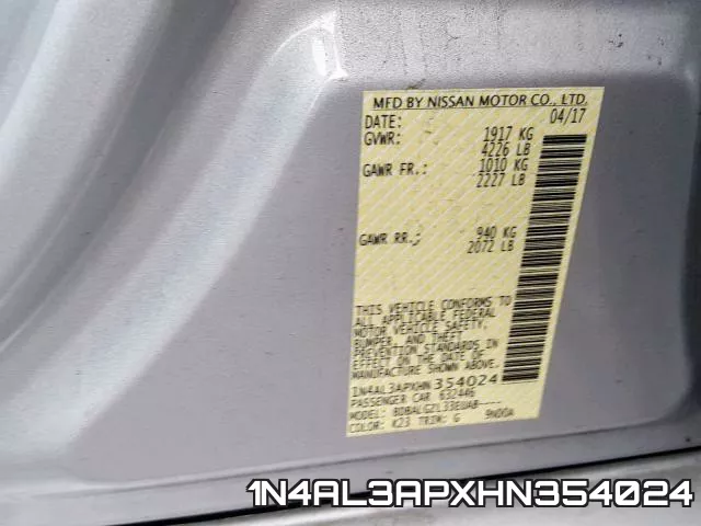1N4AL3APXHN354024 фото 2