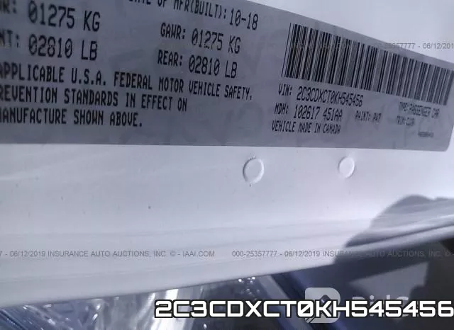 2C3CDXCT0KH545456 фото 10