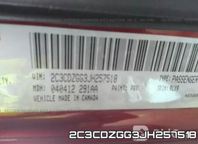 2C3CDZGG3JH257518 фото 10