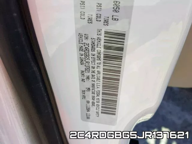 2C4RDGBG5JR137621 фото 2