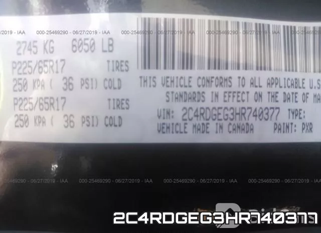 2C4RDGEG3HR740377 фото 10