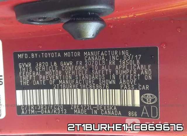 2T1BURHE1HC869676 фото 10