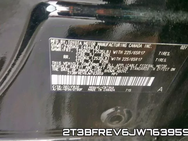 2T3BFREV6JW763959 фото 2