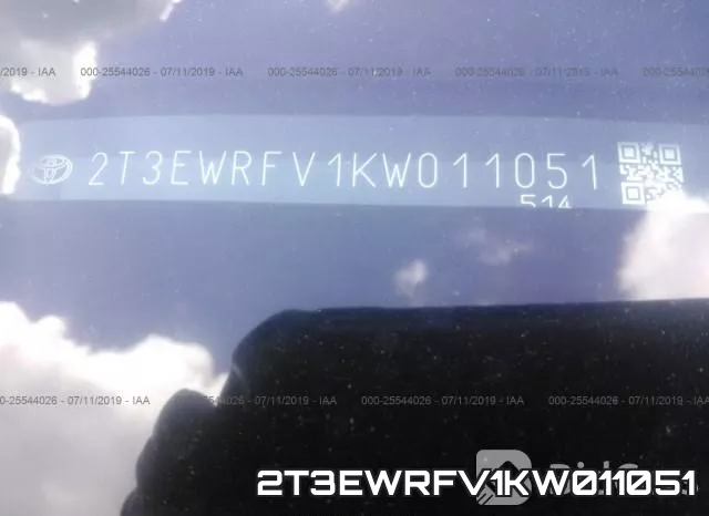 2T3EWRFV1KW011051 фото 10
