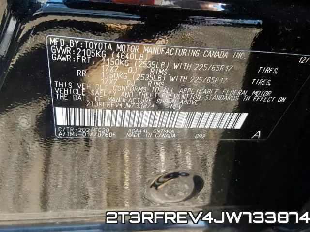2T3RFREV4JW733874 фото 2