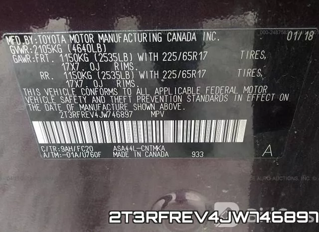 2T3RFREV4JW746897 фото 10