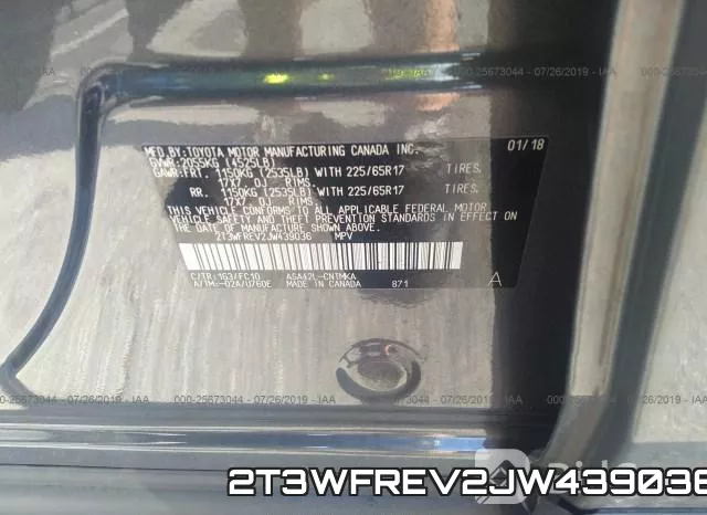 2T3WFREV2JW439036 фото 10