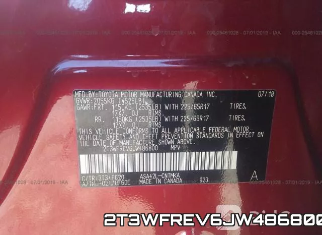 2T3WFREV6JW486800 фото 10