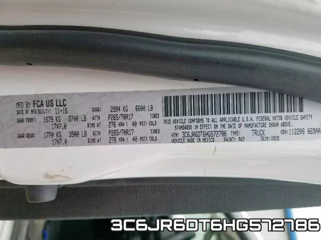 3C6JR6DT6HG572786 фото 2