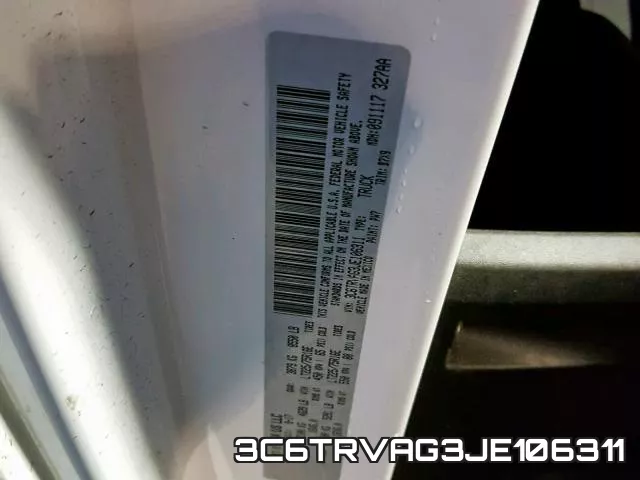 3C6TRVAG3JE106311 фото 2
