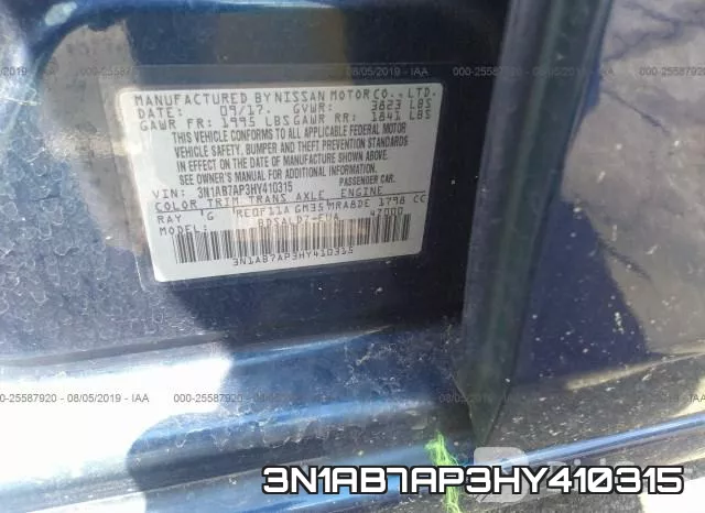 3N1AB7AP3HY410315 фото 10
