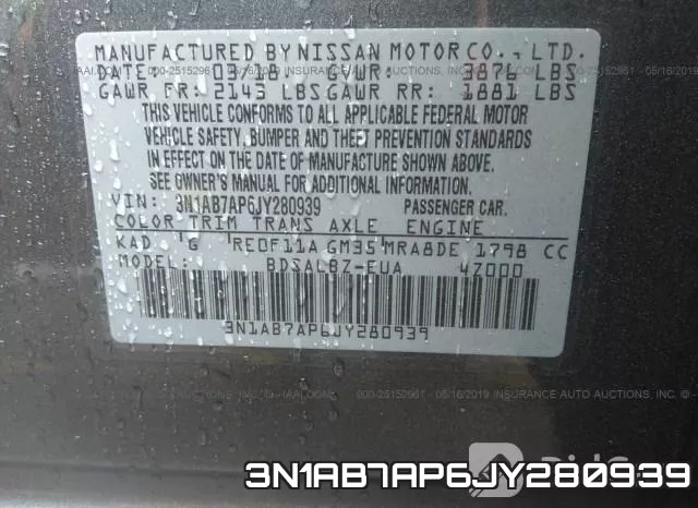 3N1AB7AP6JY280939 фото 10