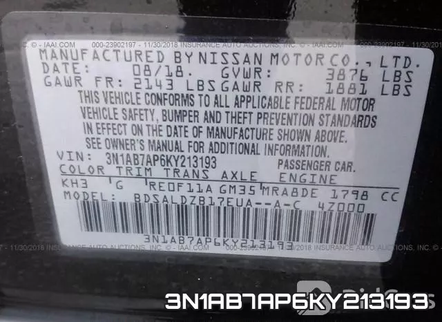 3N1AB7AP6KY213193 фото 10
