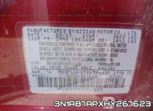 3N1AB7APXHY267623 фото 10