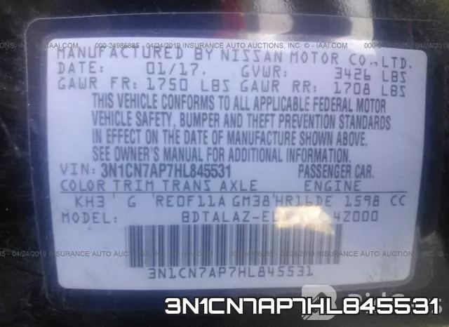 3N1CN7AP7HL845531 фото 10