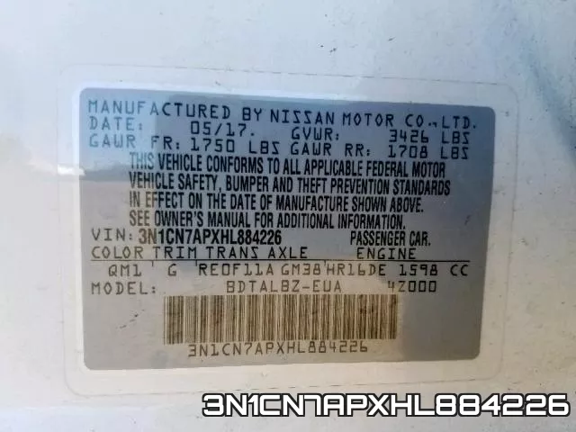 3N1CN7APXHL884226 фото 2