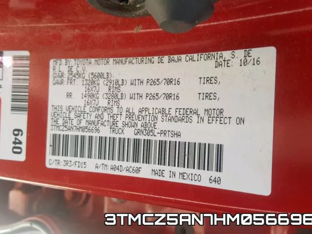 3TMCZ5AN7HM056696 фото 2