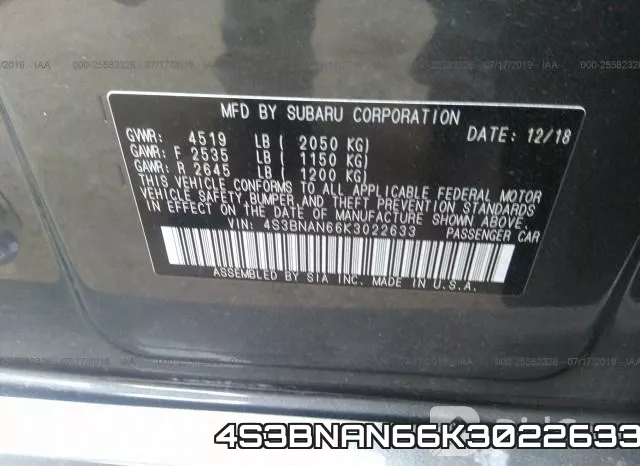 4S3BNAN66K3022633 фото 10