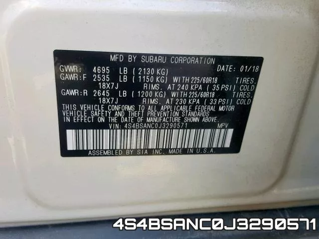 4S4BSANC0J3290571 фото 2