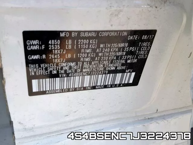 4S4BSENC7J3224378 фото 2