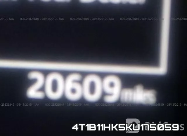 4T1B11HK5KU175059 фото 8
