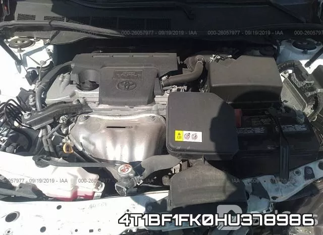 4T1BF1FK0HU378986 фото 2