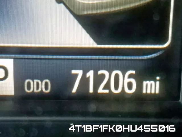 4T1BF1FK0HU455016 фото 9