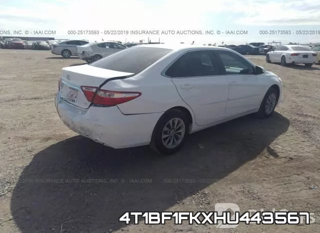 4T1BF1FKXHU443567 фото 5