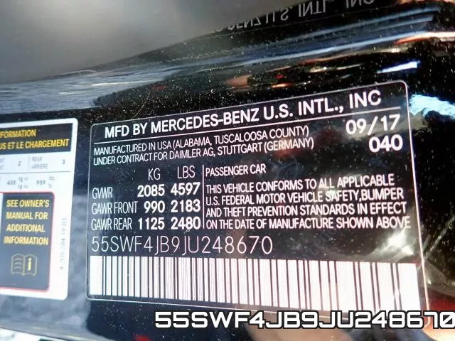 55SWF4JB9JU248670 фото 2