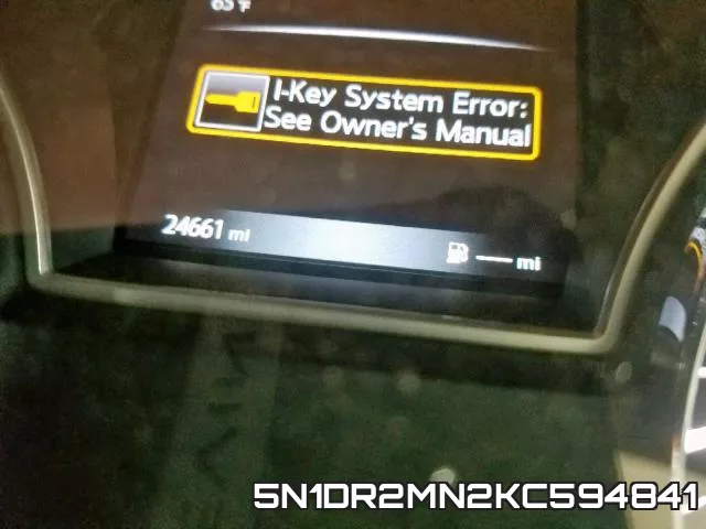 5N1DR2MN2KC594841 фото 9