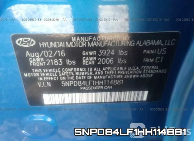 5NPD84LF1HH114881 фото 10