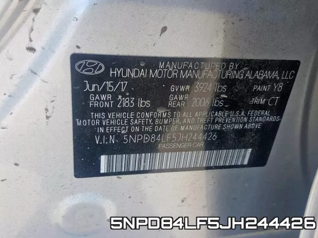 5NPD84LF5JH244426 фото 2