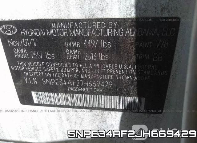 5NPE34AF2JH669429 фото 10