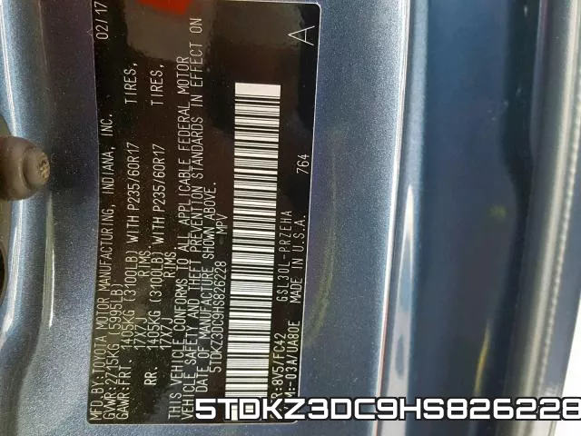 5TDKZ3DC9HS826228 фото 2